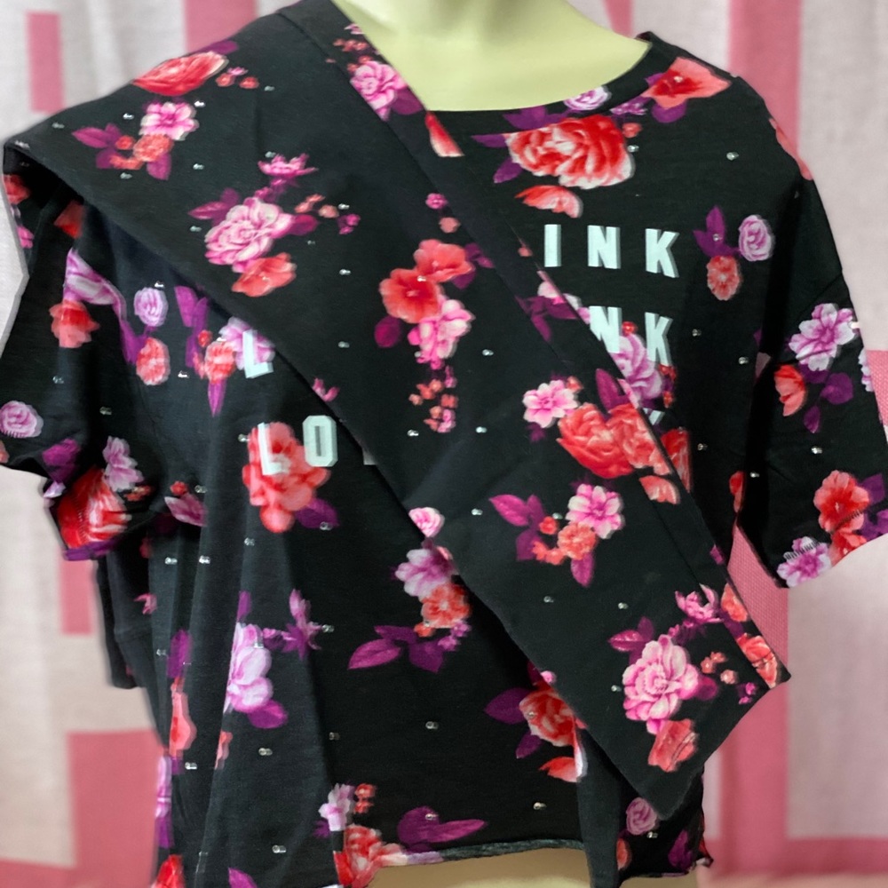 💐Victoria Secret Floral Crop Tank& Legging Set💐